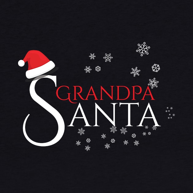 Grandpa Santa Family Christmas Gifts for your Grand Father by Designtigrate